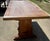 French Country French Country Trestle Farm Dining Table For Sale - Image 3 of 10
