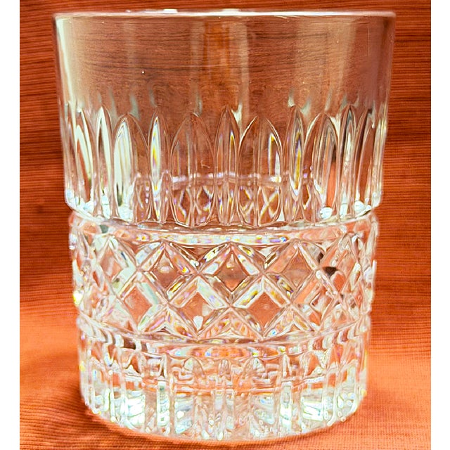 Vintage Old Fashioned Whiskey Cut Glass Glasses - Set of 11 For Sale - Image 14 of 15