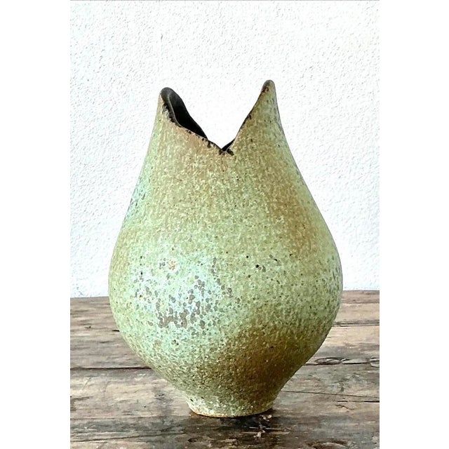 Vintage Original Studio Pottery Vase For Sale - Image 12 of 12