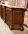 Monumental Spanish Revival Fruitwood Sideboard Credenza – 10 Ft Architectural Statement, Barley Twist Columns, 1920s–40s For Sale - Image 4 of 10
