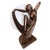 Striking and sculptural, this Art Deco–inspired nude figurative flapper table lamp by Crosa for Widdop Bingham & Co Ltd....