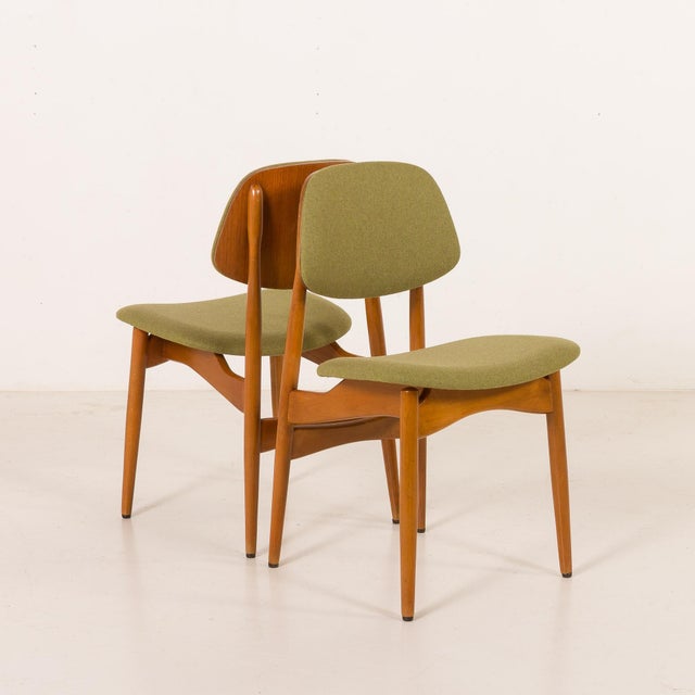 Mid-Century Modern Scandinavian Chairs in the style of Arne Hovmand Olsen, 1970s, Set of 4 For Sale - Image 12 of 18