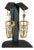 Vintage 21 Kt Yellow Gold 7.5 Gm Heart Dangling Earrings, 2.6 Inch Long For Sale