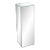 Modernist Glass Mirrored Columnar Pedestal For Sale