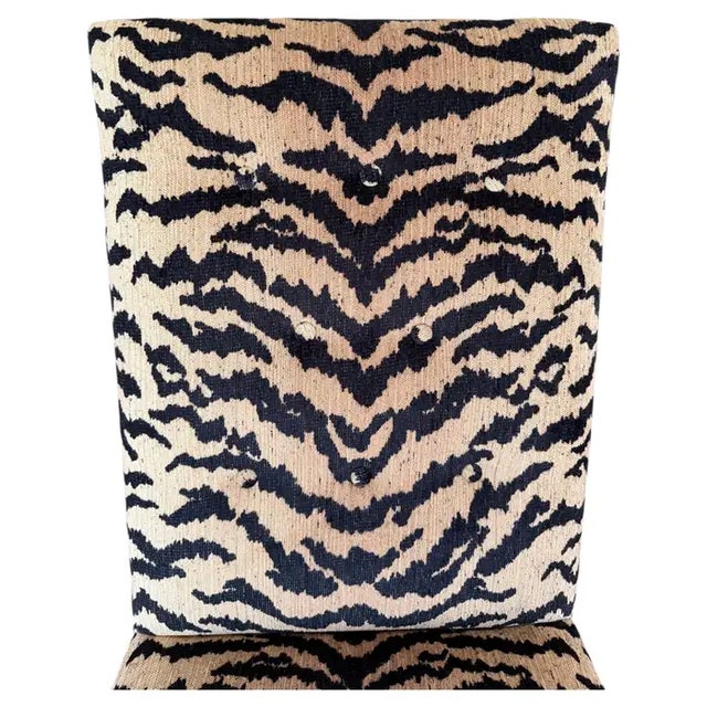 Ralph Lauren High Back Tiger Dining Accent Chair For Sale In Philadelphia - Image 6 of 11