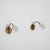 1950s Italian Curved Brass and Opaline Glass Sconces, 1950s, Set of 2 For Sale - Image 5 of 13