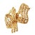Tiffany and Co. Vintage Tiffany & Co. 18k Yellow Gold Large Ribbon Bow Pin Brooch For Sale - Image 4 of 10