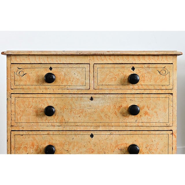 English 19th Century Chest of Drawers For Sale - Image 9 of 16