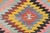 Diamond Designed Turkish Kilim Flatweave Rug For Sale - Image 9 of 13