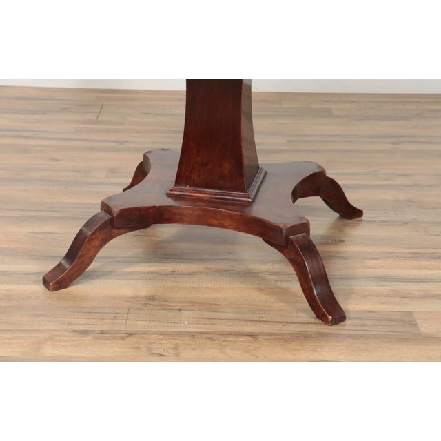 Mid 20th Century Classical Style Birch Breakfast Dining Table For Sale In Atlanta - Image 6 of 6