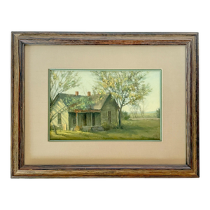 Vintage Original Oil Painting, Landscape, by Steve Trower (American, 20th Century)
