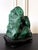 Striking Natural Malachite Specimen on Display Stand as Scholar Stone For Sale - Image 4 of 12