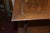 1960s Barbara Baker Style 3 Tier Square Wood & Glass Top Table W/ Columns & on Castors For Sale - Image 12 of 18