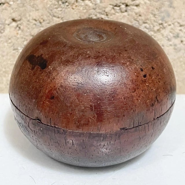 Wood Mid-Century Modern Lidded Wood Vessel, North America, 1970s For Sale - Image 7 of 18