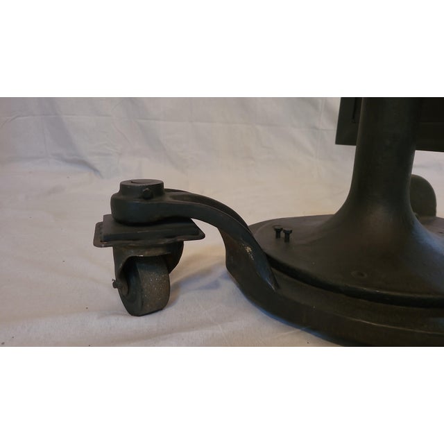 Vintage Industrial Floor Mirror For Sale In Seattle - Image 6 of 9