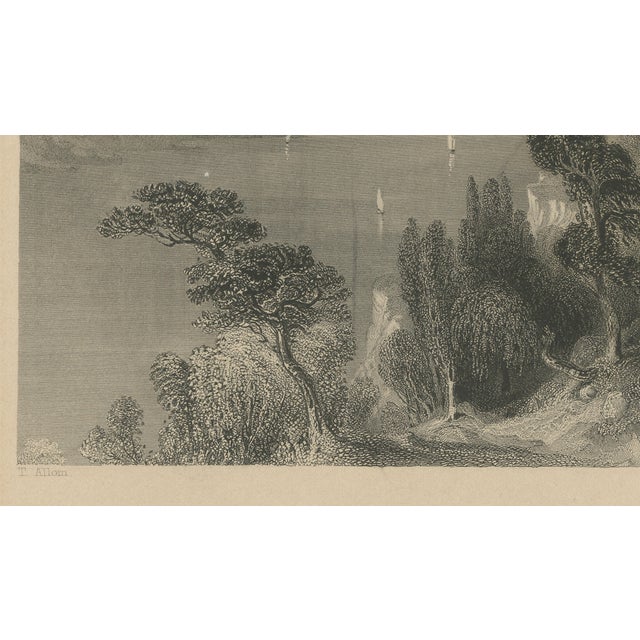 Paper After Thomas Allom, Constantinople, St George Monastery, Princes Islands, 1838, Print For Sale - Image 7 of 9