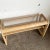 Mid-Century Modern Mid Century Modern Oak Console Table With Smoked Glass Top by Lou Hodges For Sale - Image 3 of 10