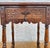 Brown Antique Castilian Oak Side Table With One Carved Drawer, 1920s For Sale - Image 8 of 15