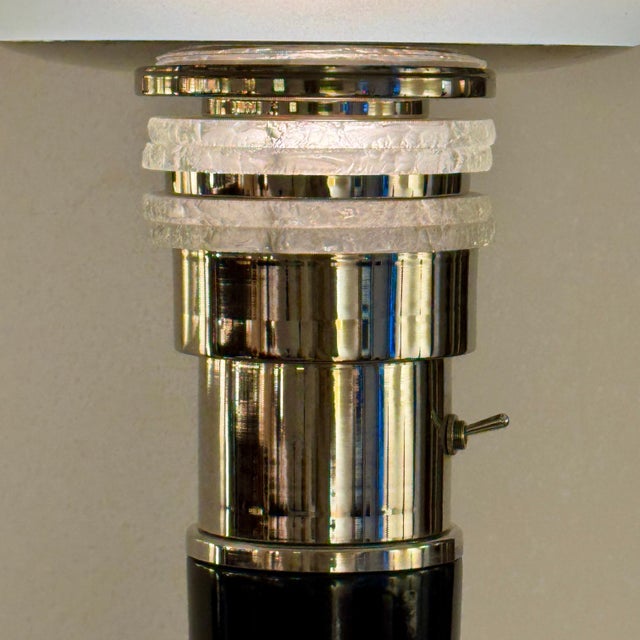 Jean Perzel Jean Perzel Art Deco Torchere Floor Lamp France circa 1930 For Sale - Image 4 of 6