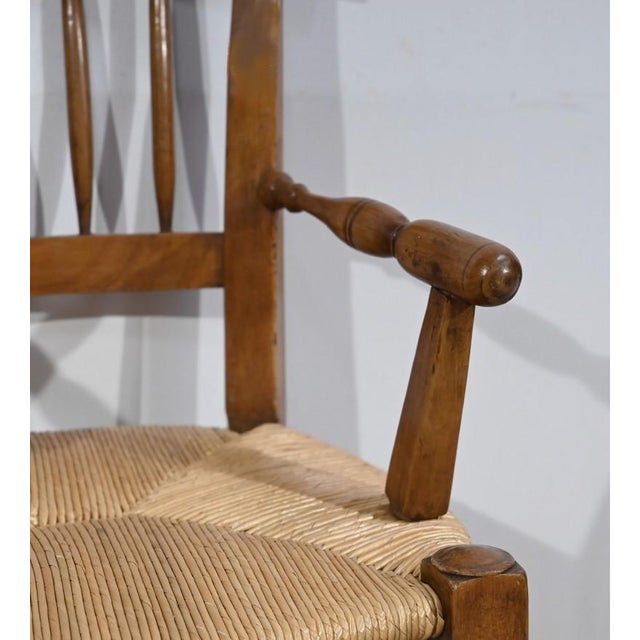 Brown Mid-19th Century Childrens High Chair in Cherrywood For Sale - Image 8 of 18