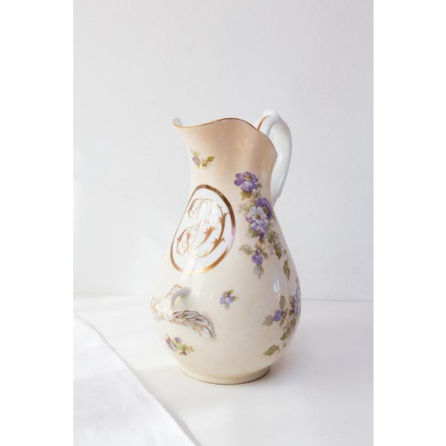 Large 19th Century French Porcelain Ewer, Paris For Sale - Image 9 of 9