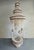 Huge floor to ceiling vintage Palm Beach/Boho cowrie shell hanging planter. String a light through the top to add drama to...