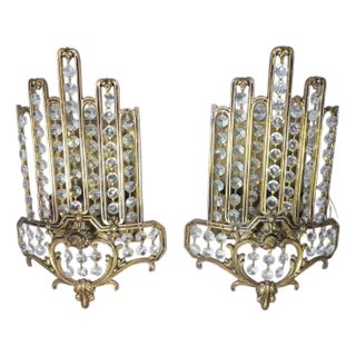 Art Deco Lamps by Ernst Palme for Palwa, 1950s, Set of 2 For Sale