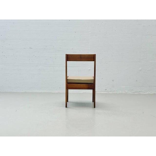 Scandinavian Dining Chair in Walnut and Leather, 1960s For Sale - Image 15 of 18