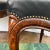 1990s Traditional Italian Wood and Leather Seat Side Chairs - a Pair For Sale - Image 9 of 11