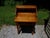 Vintage Solid Maple Slant Top Writing Desk Drop Front Secretary Desk For Sale - Image 9 of 18