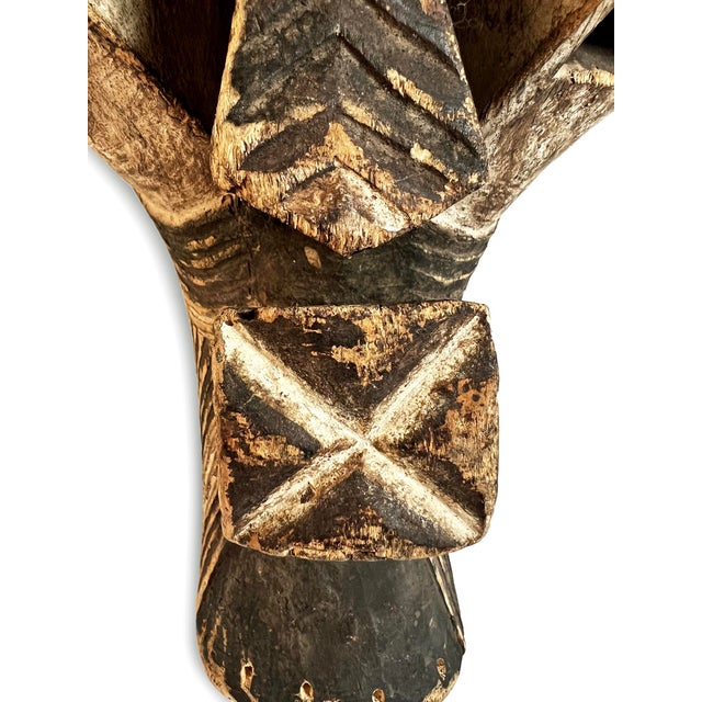 Wood Vintage Mid 20th Century Songye Mask For Sale - Image 7 of 10