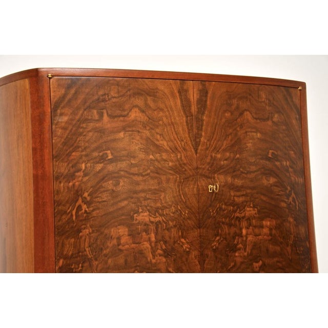 Vintage Swedish Walnut Drinks Cabinet by Johan Byström, 1958 For Sale - Image 10 of 14