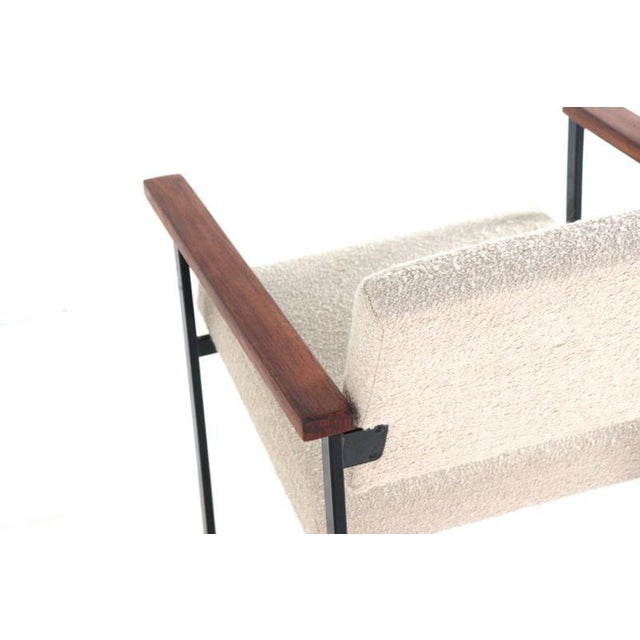 Beige Vintage Upholstered Eindhoven Chair For Sale - Image 8 of 13