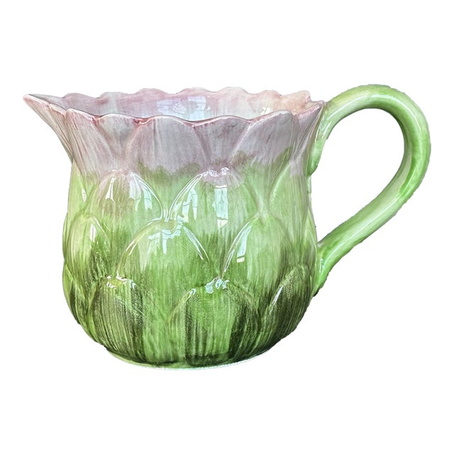 Fitz and Floyd Artichoke Pitcher For Sale