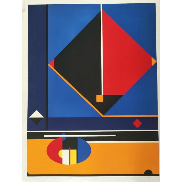 This striking large-scale graphic work belongs to József Kádár’s mature Paris period, when the artist further developed...