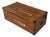 20th Century Mahogany Travel Trunk For Sale