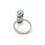 Blue Stunning 925 Silver Twin Ring With December Birthsotne 5.49 Carat Prong Set - Size 6 For Sale - Image 8 of 12