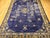 Textile 19th Century Chinese Peking Rug, Handwoven Wool, Indigo & Yellow, 10' x 14' For Sale - Image 7 of 15