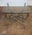 French Mid-Century Coffee or Low Table With Wrought Iron Base and Glass Top For Sale In Austin - Image 6 of 11