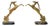 Art Deco Bookends with Gazelles, circa 1930 For Sale