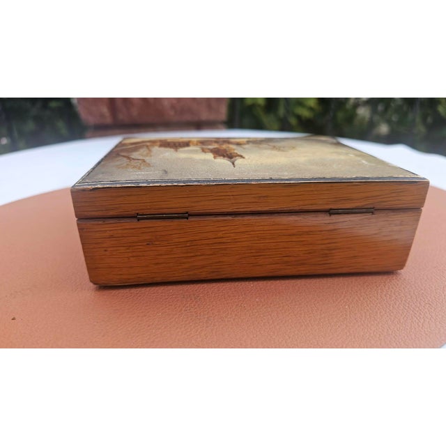 1920s Art Deco Wooden Cigar Case, 1920s For Sale - Image 5 of 10