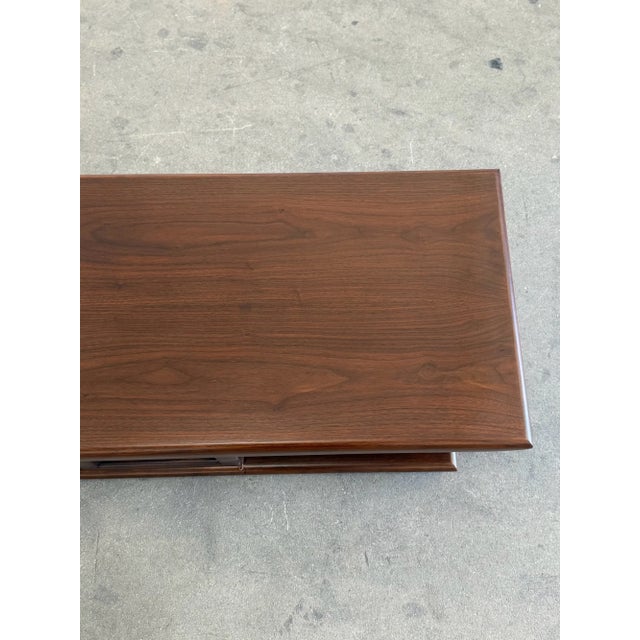 Vintage 1960s Walnut Coffee Table For Sale - Image 14 of 14