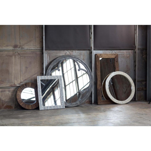 Reflect on a coastal look with our Multi tone Bone Mirror. Slender striping in bone tile gives the kind of sophisticated...