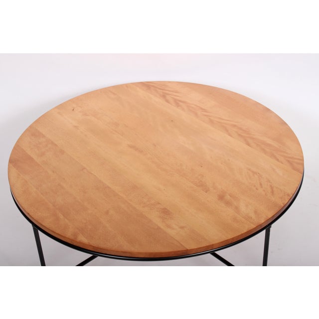 Mid-Century Modern Original Paul McCobb Planner Group Birch & Iron Coffee Table For Sale - Image 3 of 11