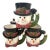 Vintage Set of 8 Fitz & Floyd Holiday "Top Had Snowman" Mugs For Sale