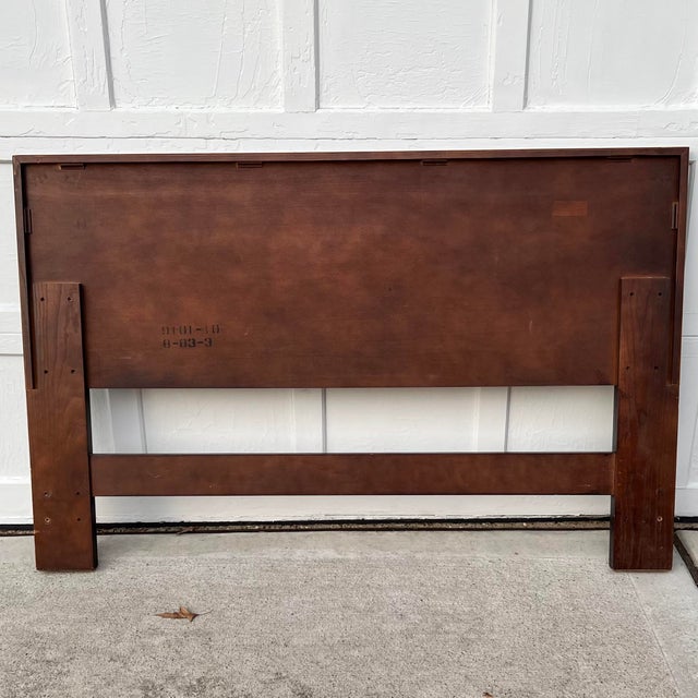 Vintage Henredon Queen Campaign Style Headboard Chairish