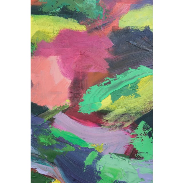 Paint "Oil Painting 16" Large Abstract Oil Painting by Simon Findlay For Sale - Image 7 of 11