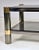 Dark Gray Karl Springer Gunmetal and Gold Cocktail Table, Usa C 1970s For Sale - Image 8 of 9