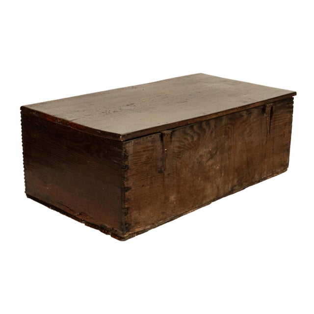Antique English 17th Century Charles II Carved Oak Bible Document Deed Box 1680 For Sale - Image 14 of 16