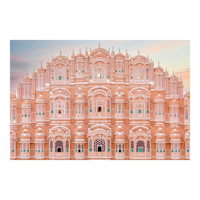 Hawa Mahal II – Iconic Jaipur Palace Architectural Fine Art Print 24" X 36" For Sale